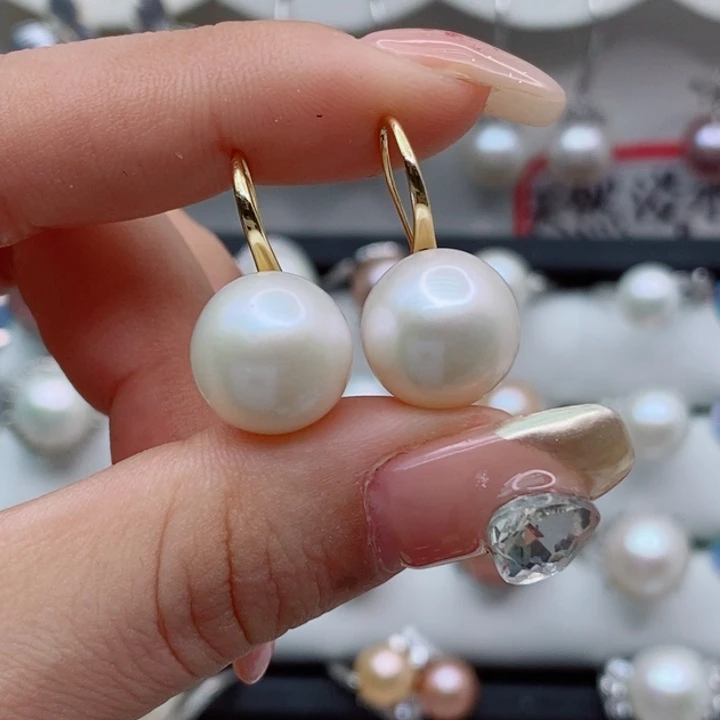 *****耳饰银S925镶嵌淡水珍珠