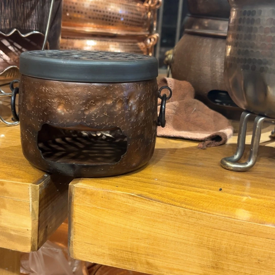 烟熏色直筒炉子手工锻打工艺