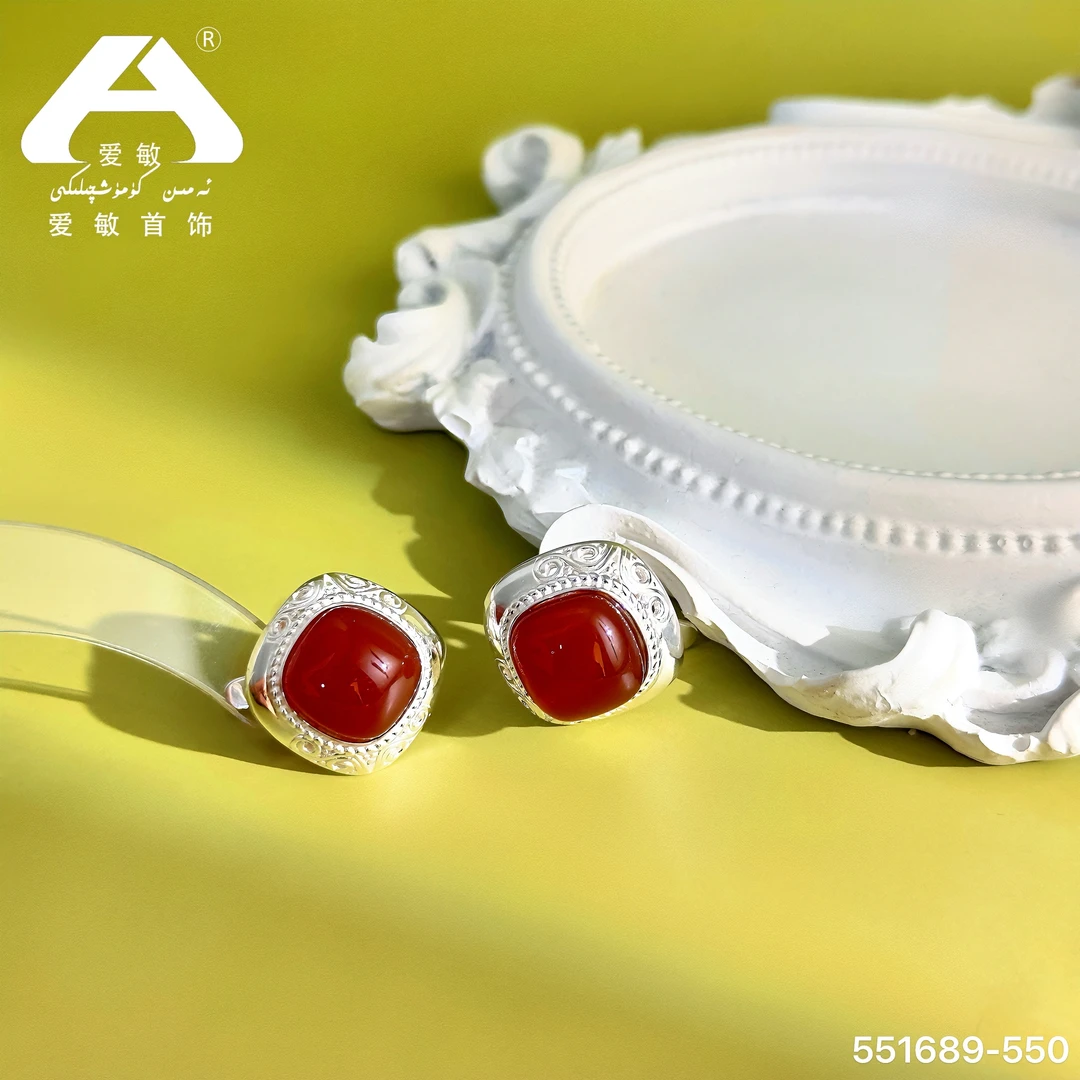 足银耳饰 爱敏首饰耳饰551689