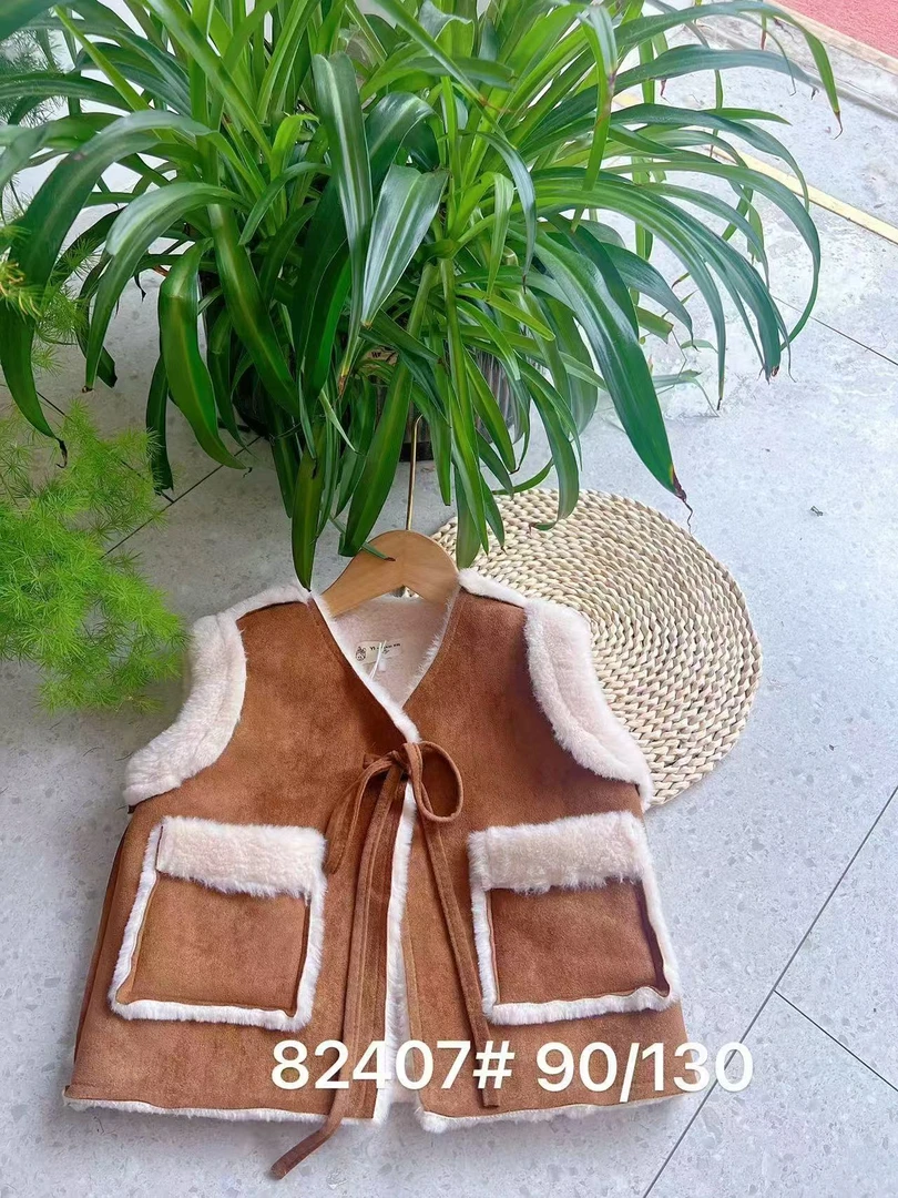 82407【TY】韩版包条结马甲