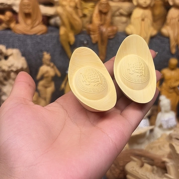 黄杨木黄杨木瑕疵金元宝