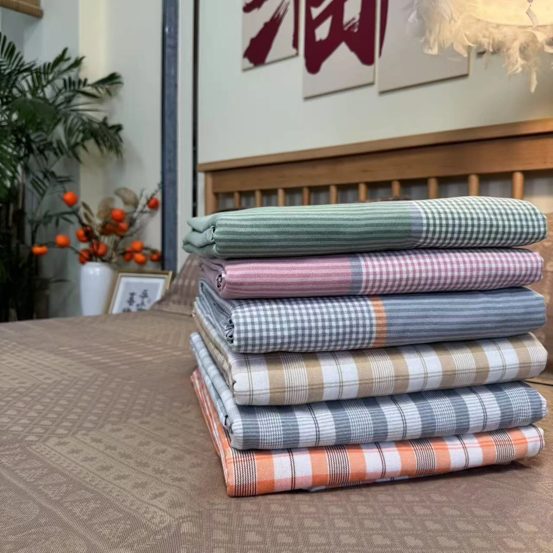 【暗香-老粗布床单】21支精梳色织老粗布加厚透气单人双人睡单