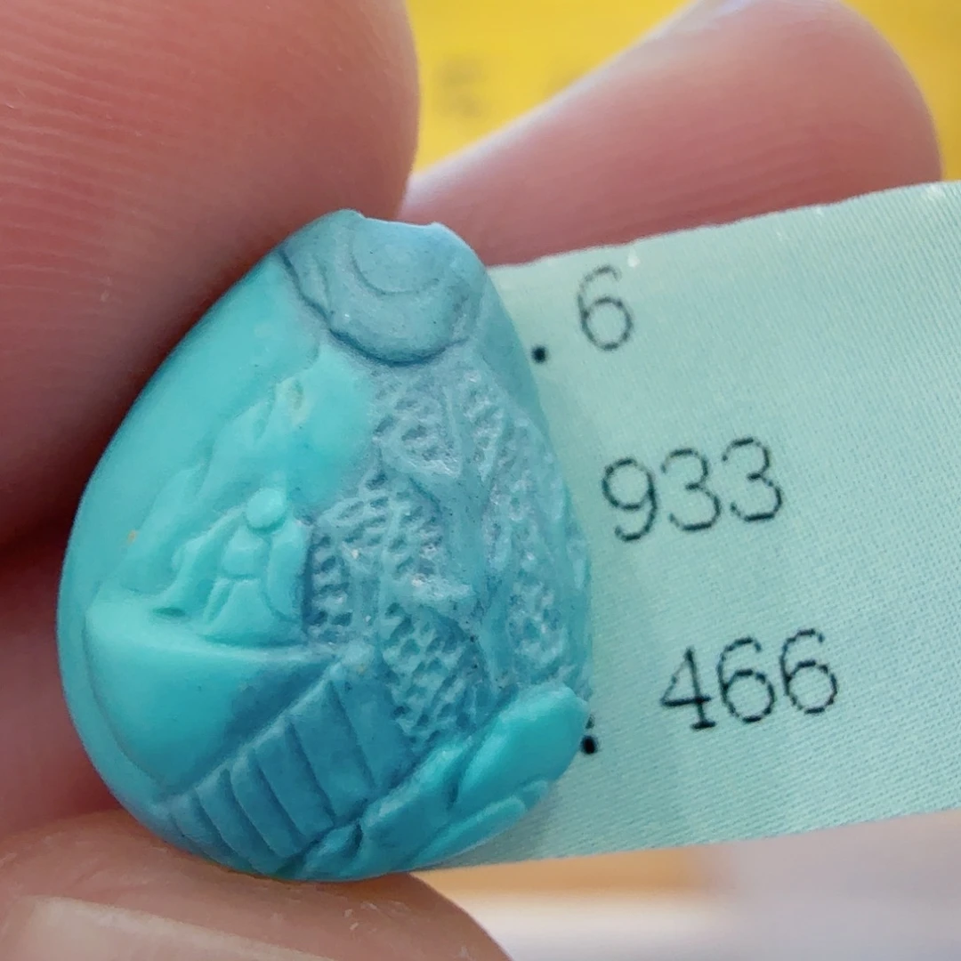 绿松石未镶嵌配饰