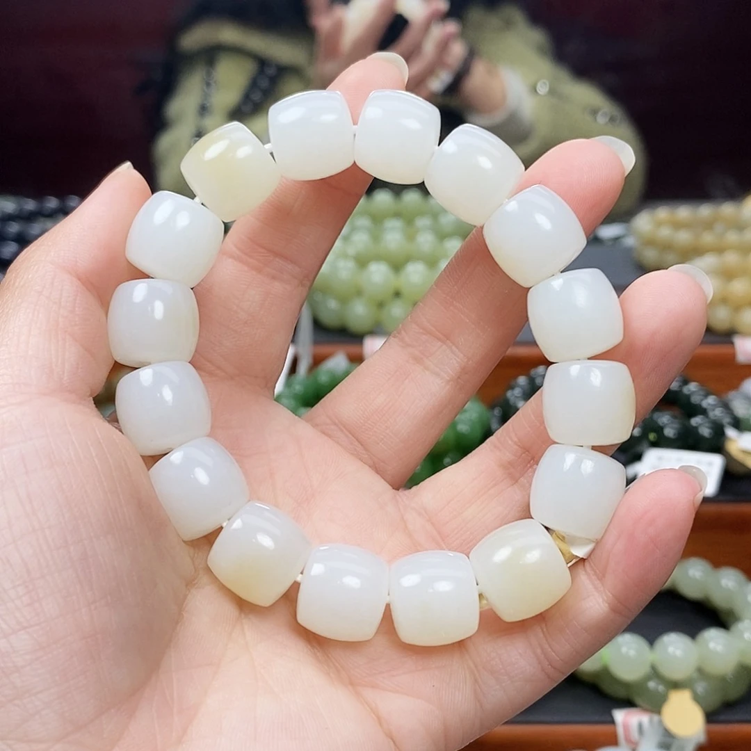 和田玉手链未镶嵌