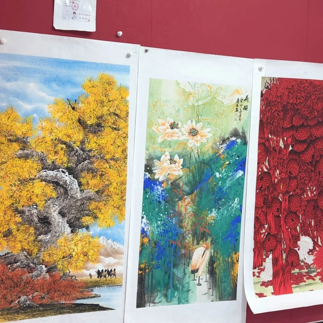 国画李*李庆友老师精品国画