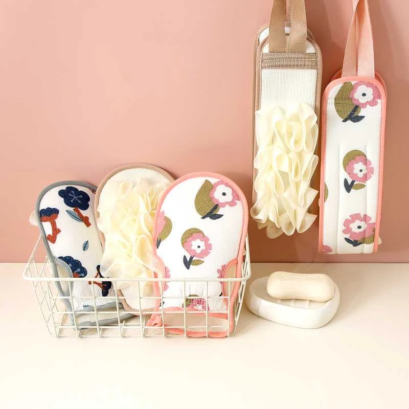 搓澡巾女士专用强力搓泥神器沐浴洗澡巾方便后背浴花手套搓澡手套