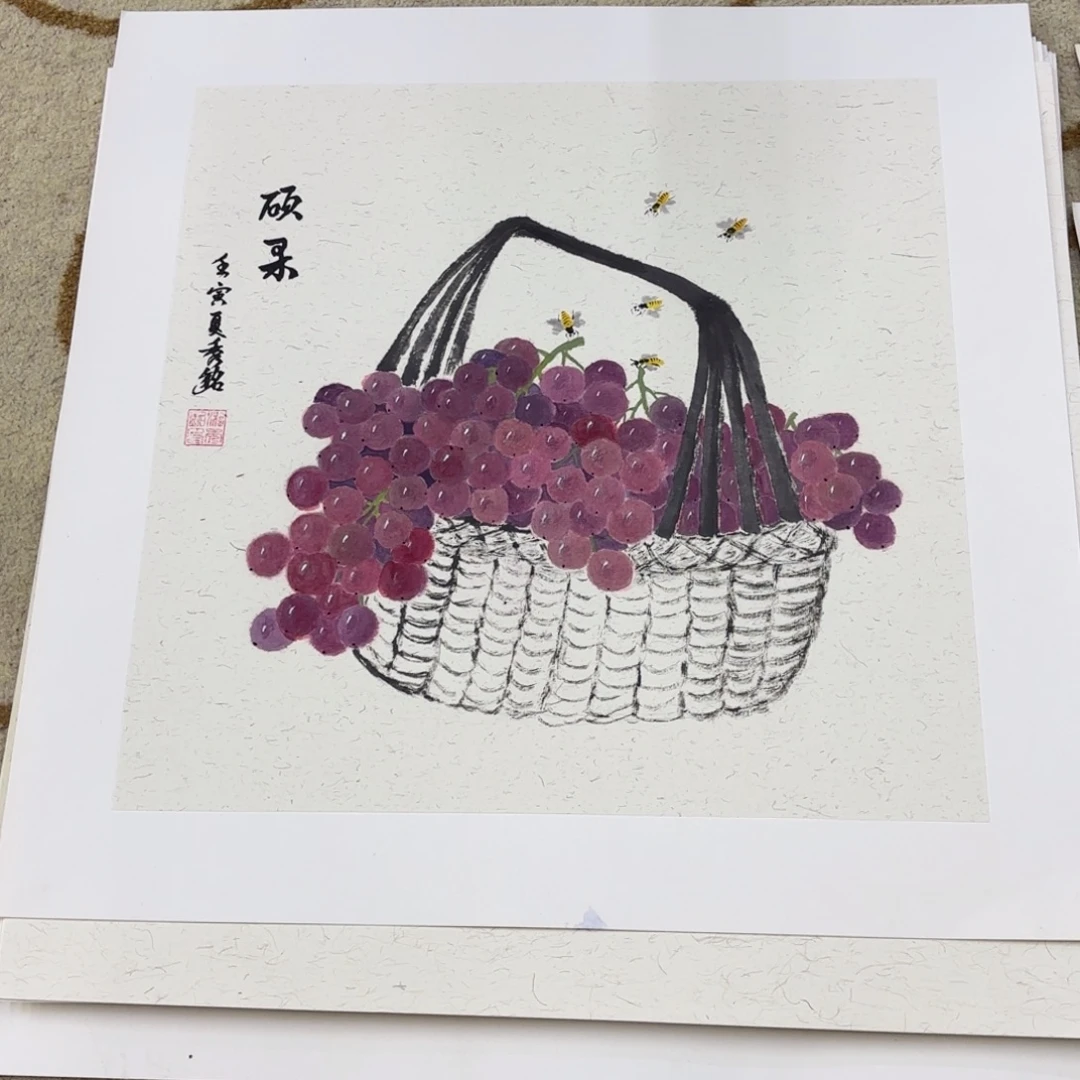 国画国画刘星老师作品刘