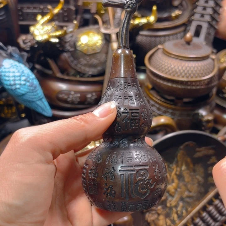 铜器摆件收收藏藏