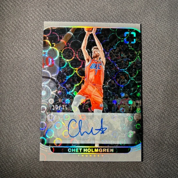 帕尼尼上镜 切特 霍姆格伦 泡泡折签字 签名 35/35编 折射