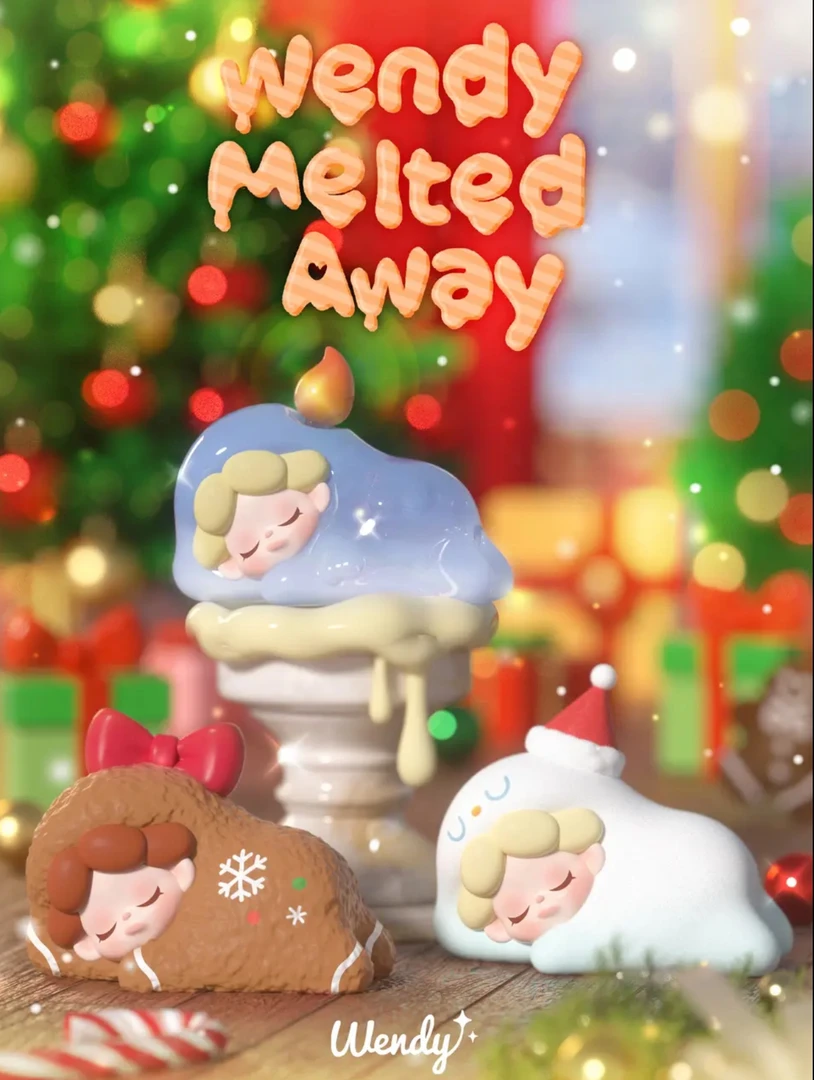 【明款可打孔】Wendy二代融化系列萌粒手办