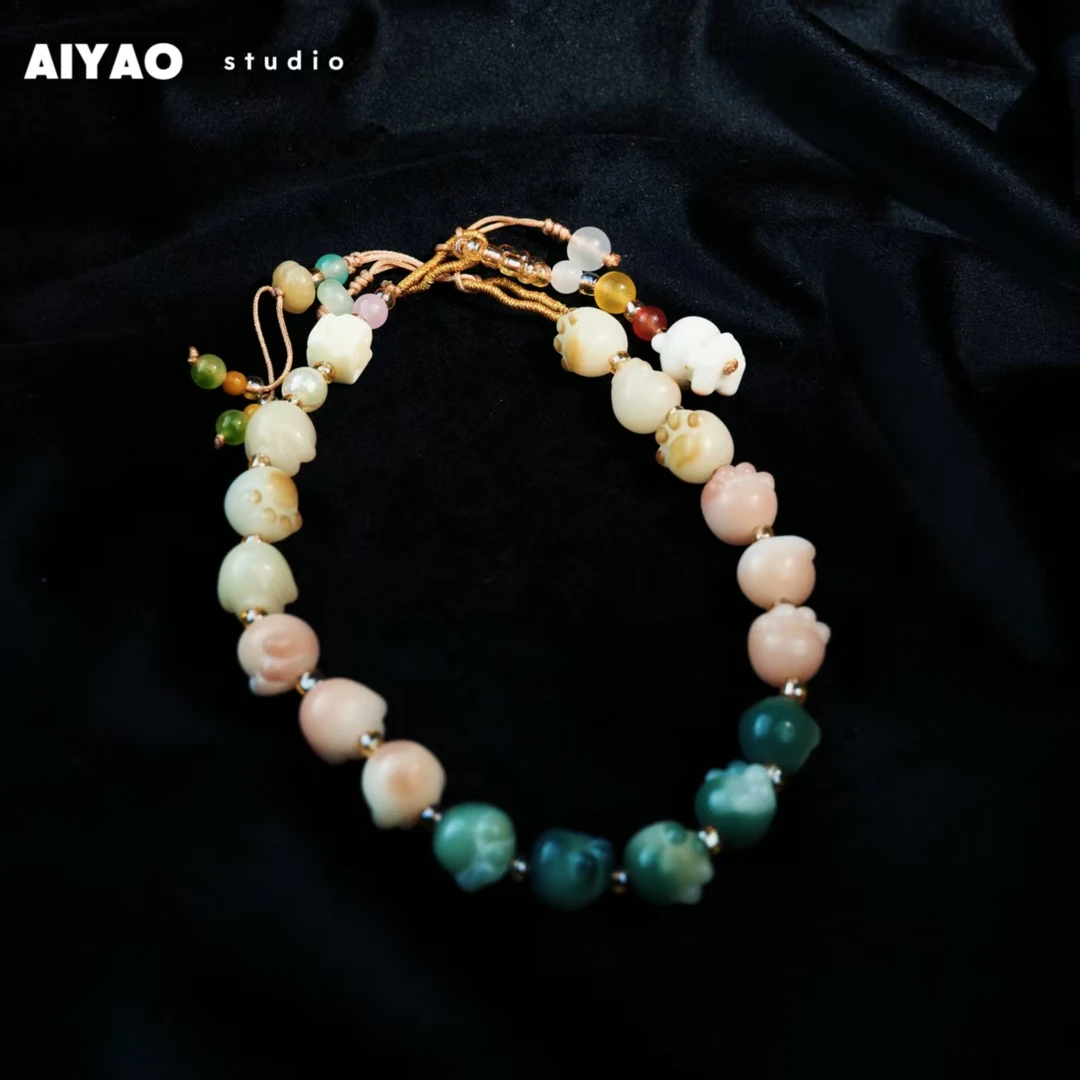 合金手链 【AIYAO】猫抓手串 A19