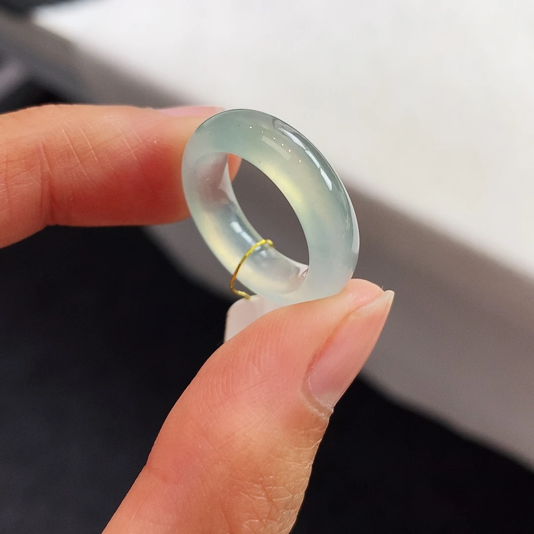 翡翠未镶嵌戒指8号