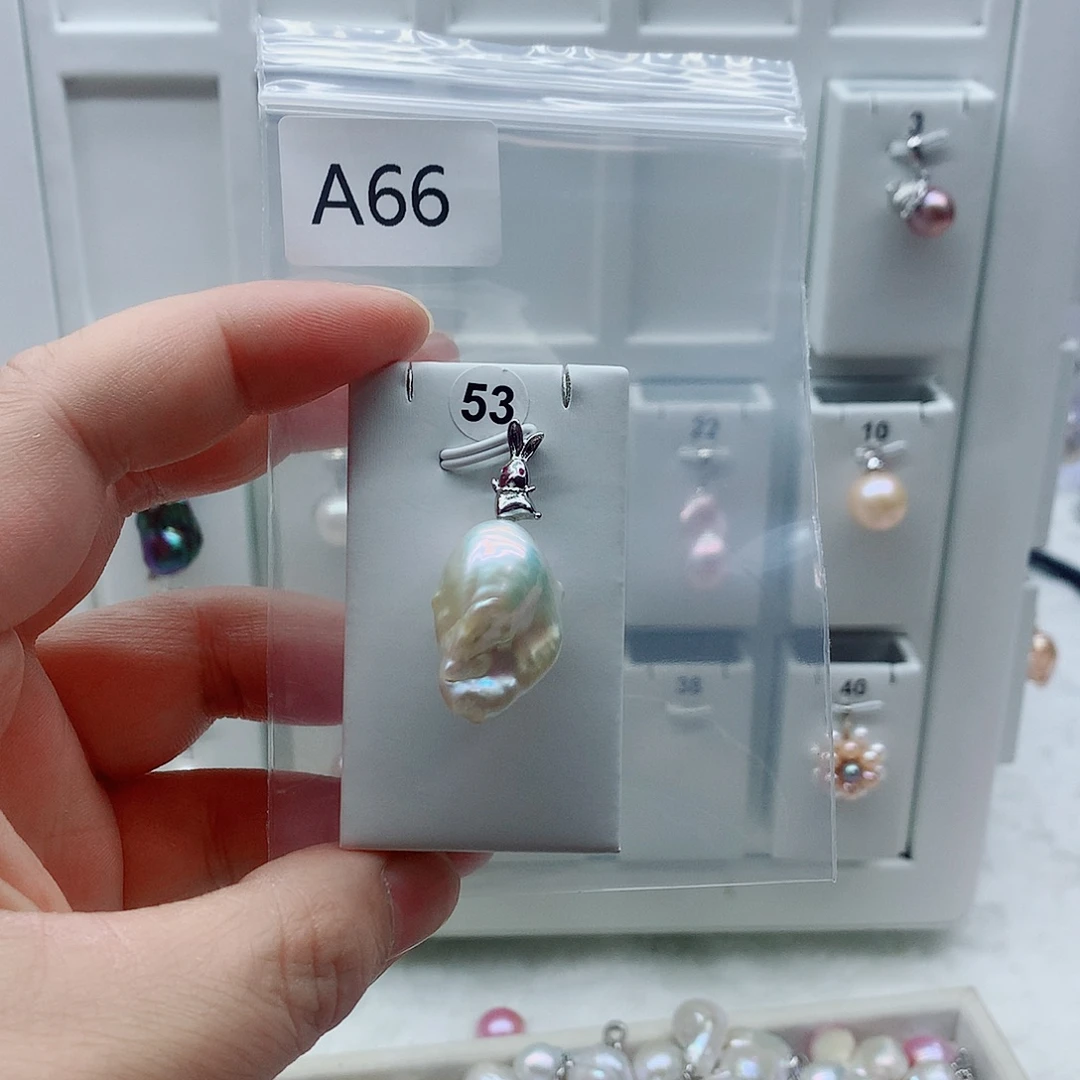 吊坠(不含链)淡水珍珠合金
