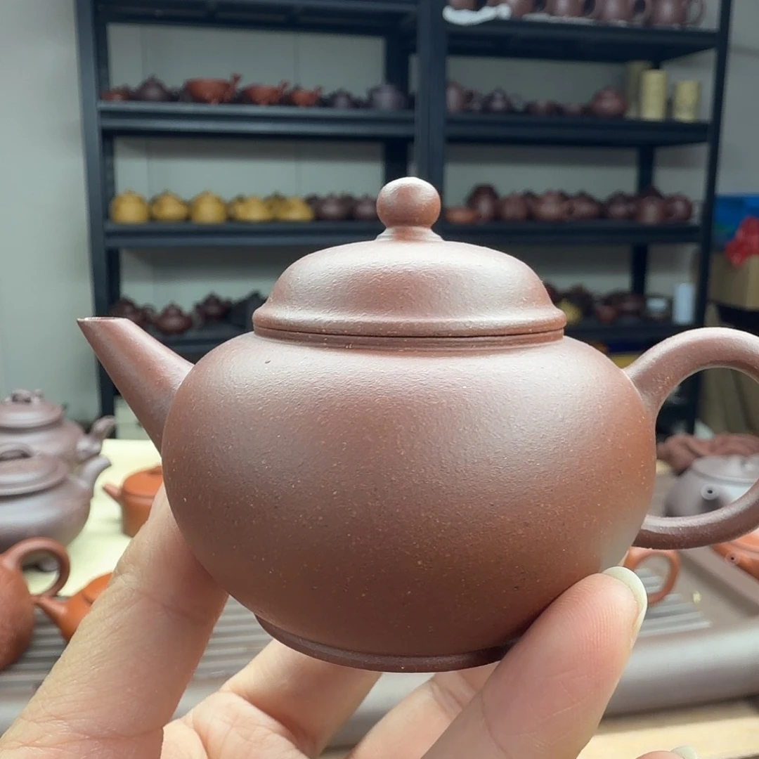 水平壶110cc紫泥的小