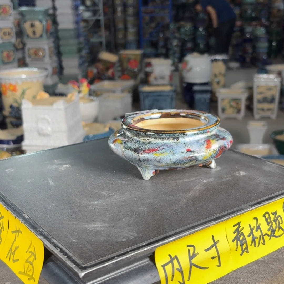 一风堂石湾花盆 内9*4编号161