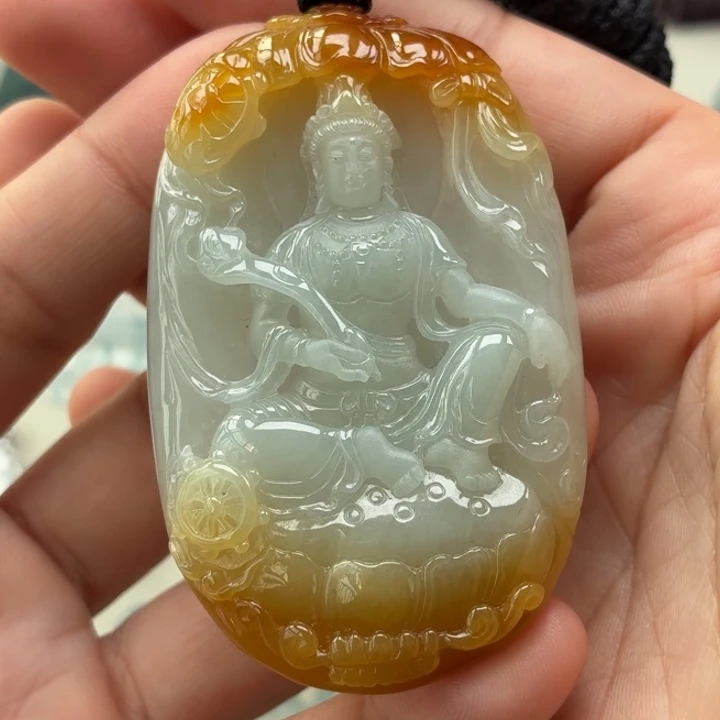 翡翠未镶嵌颈饰天然翡翠a货