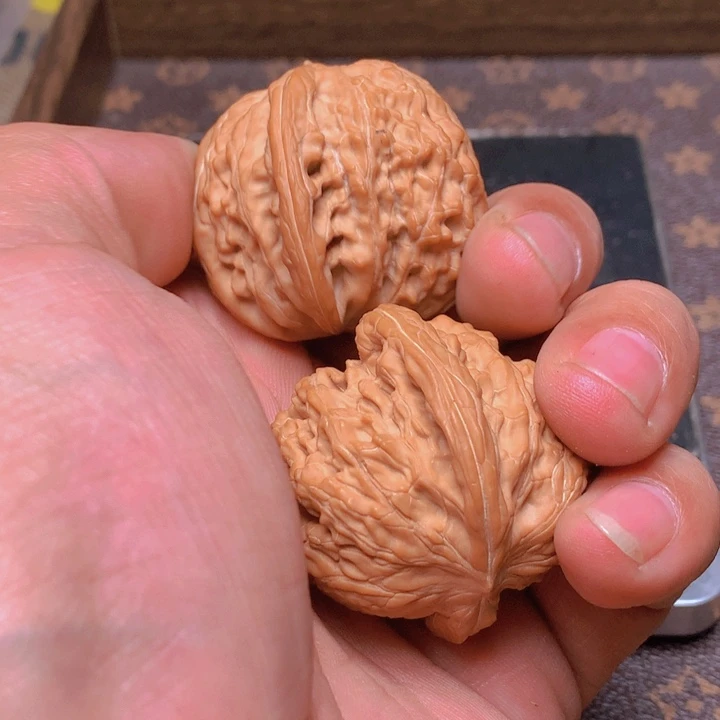 桃核把件飛磨盘好看5