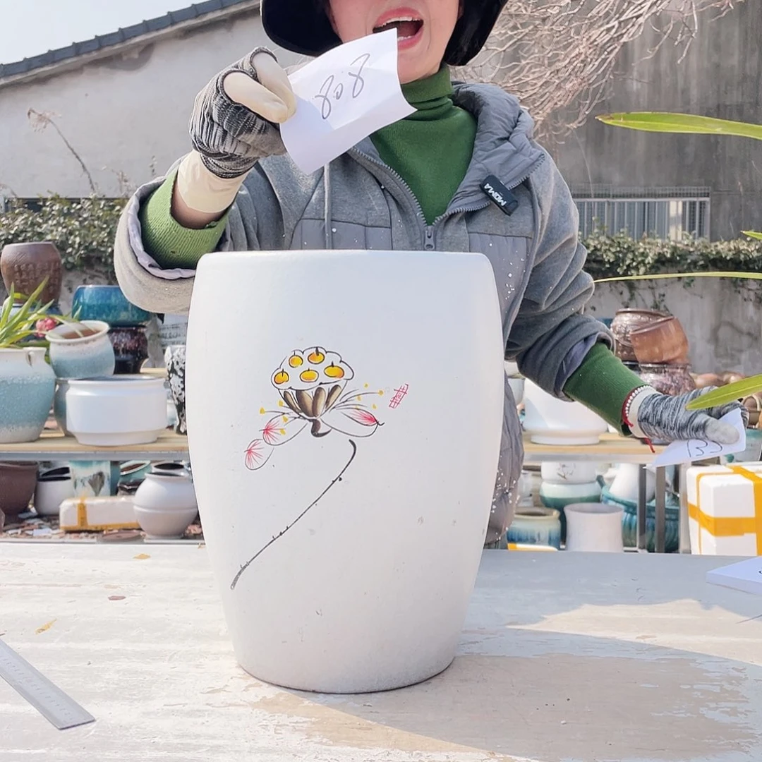 紫砂花盆王嫂花盆直播0308-808