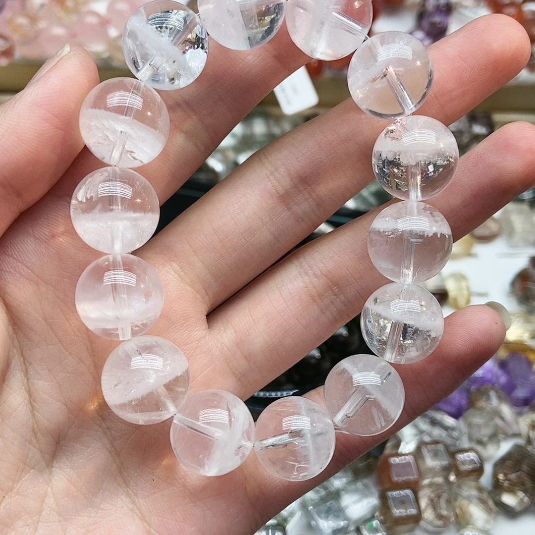 水晶手串未镶嵌柿****