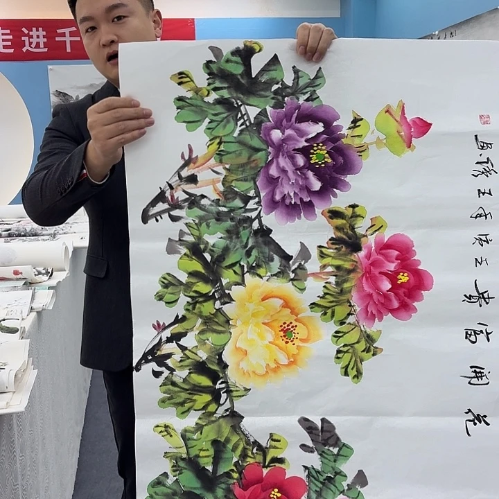 国画手绘国画作品