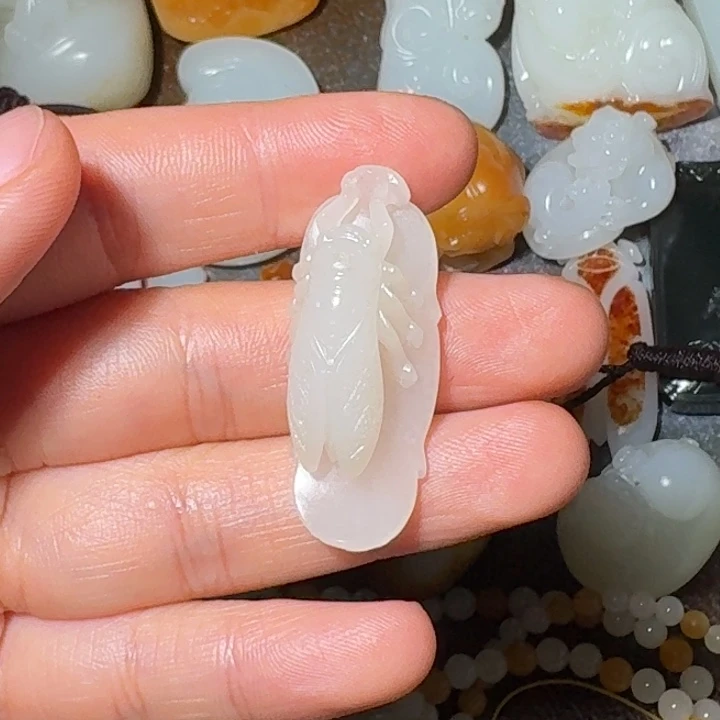 和田玉（白玉）戒指未镶嵌