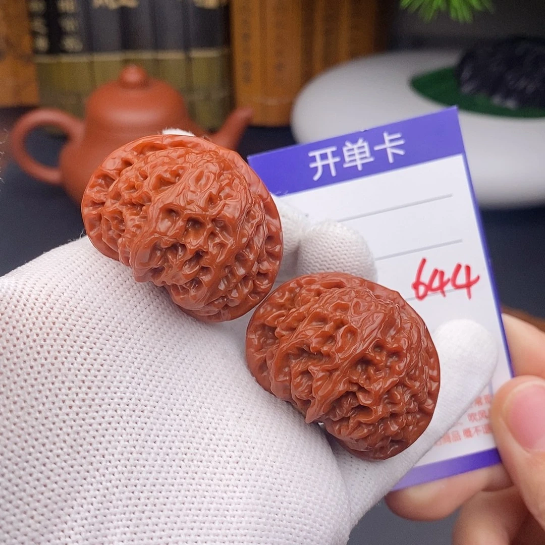 文玩核桃把件42宫灯644