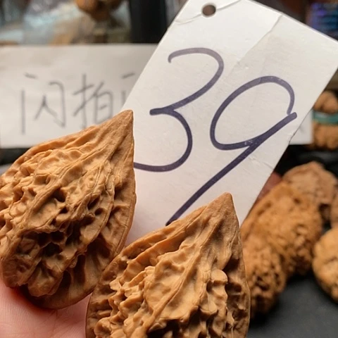 吊坠桃核39全品红缨枪高55