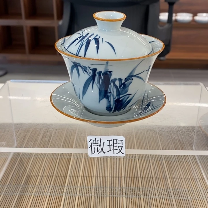 釉下老陶泥手工绘制