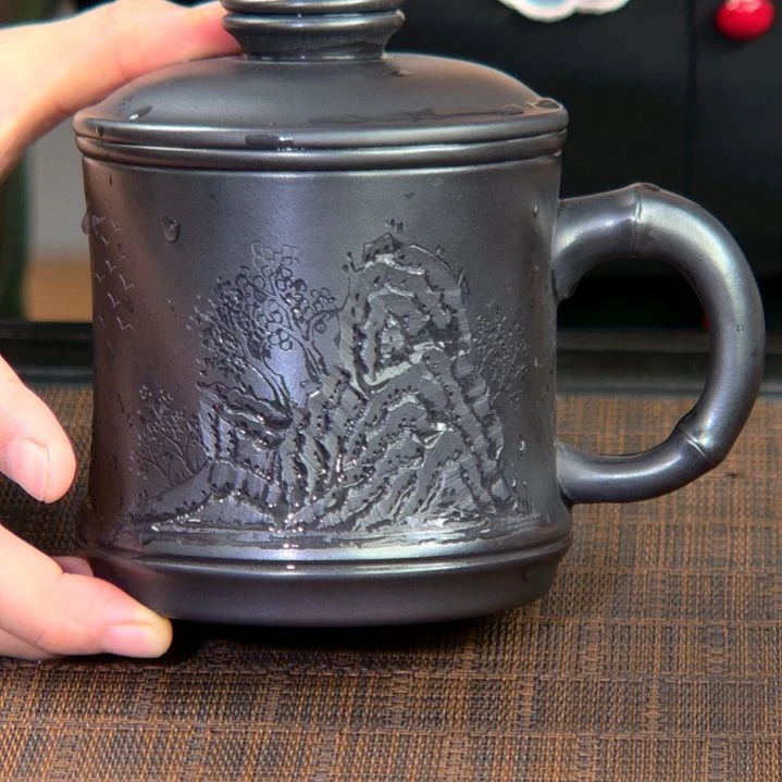 茶杯紫砂高货放漏