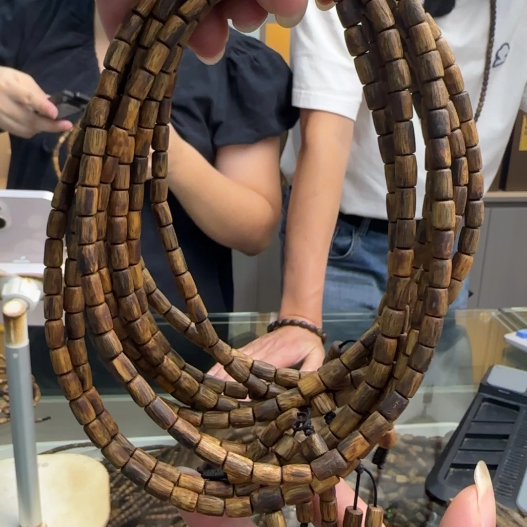 沉香手串多样性发1条树心油白棋高货14克