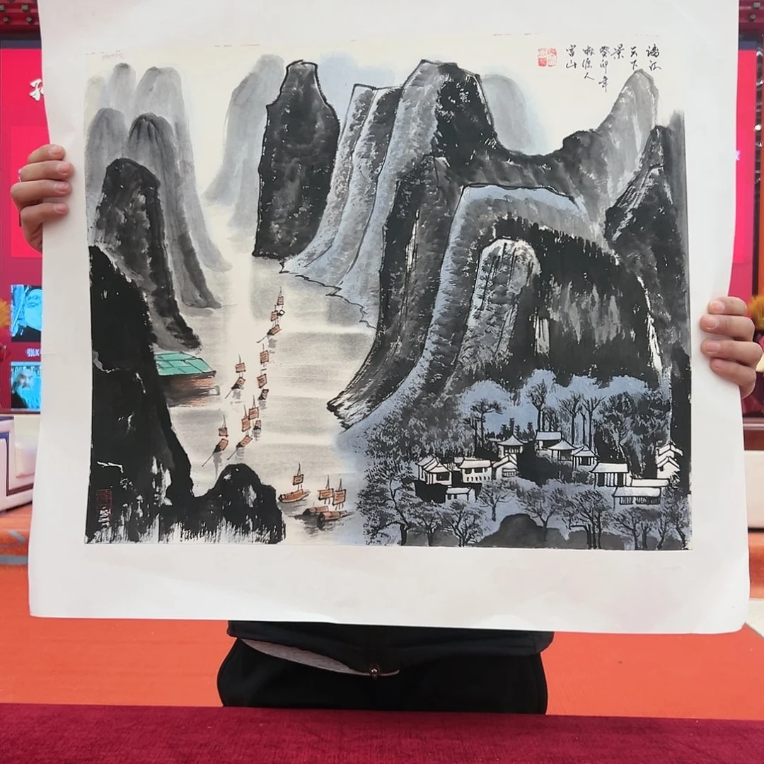 国画展览原作孙立芳