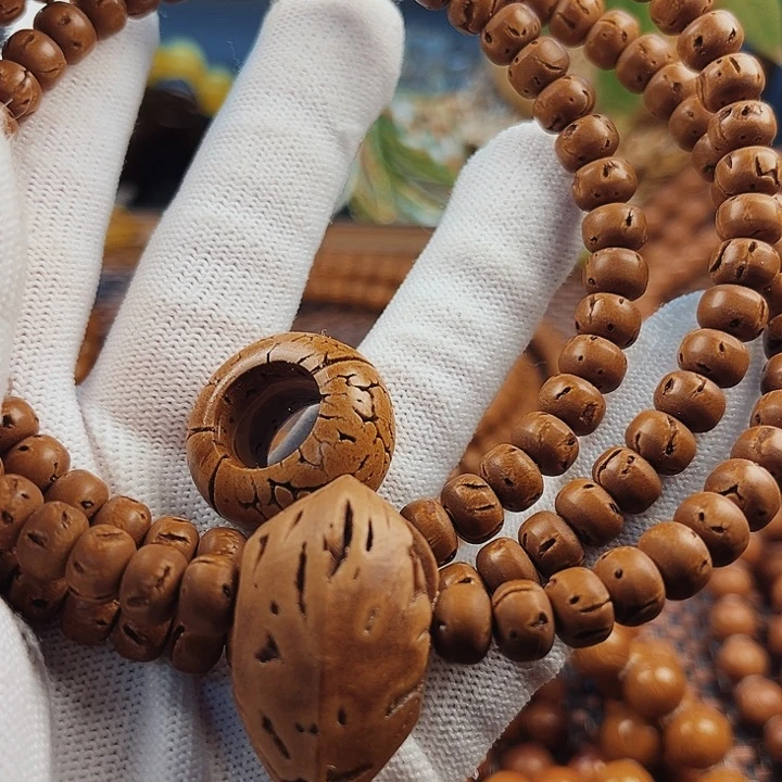 桃核手串5乘8核片挂