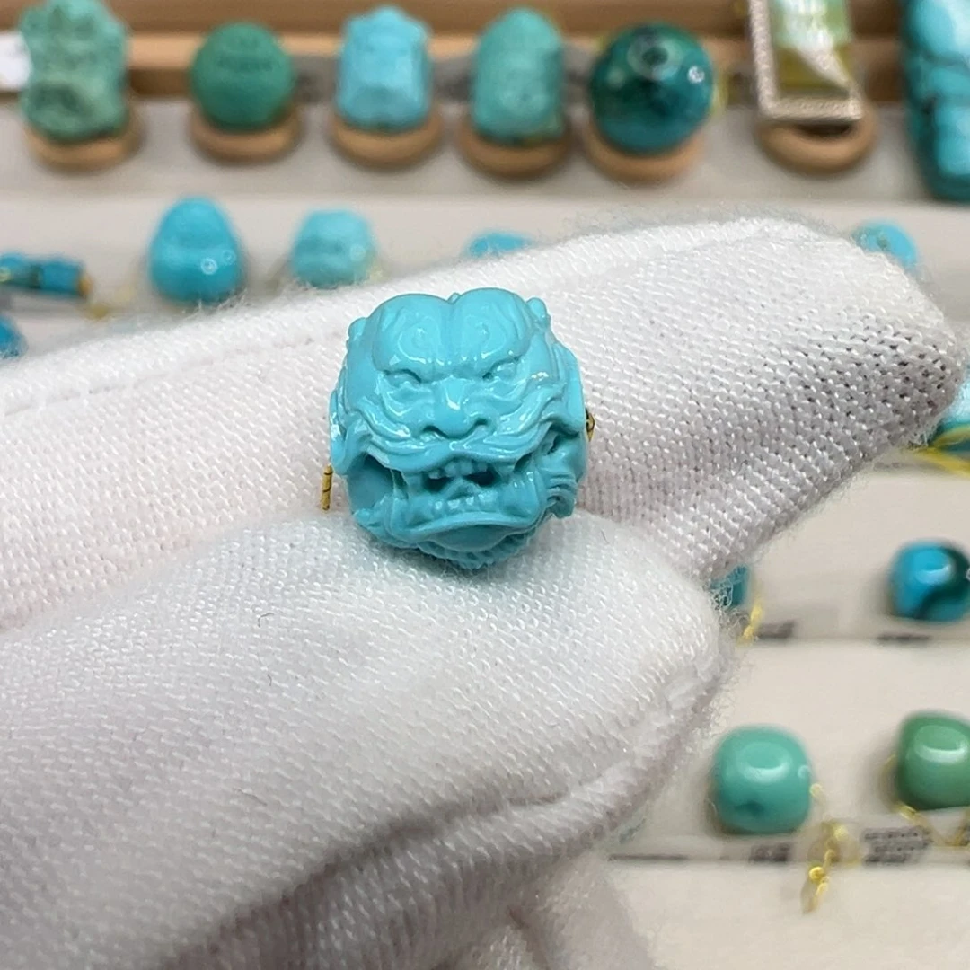 绿松石未镶嵌配饰直径10mm