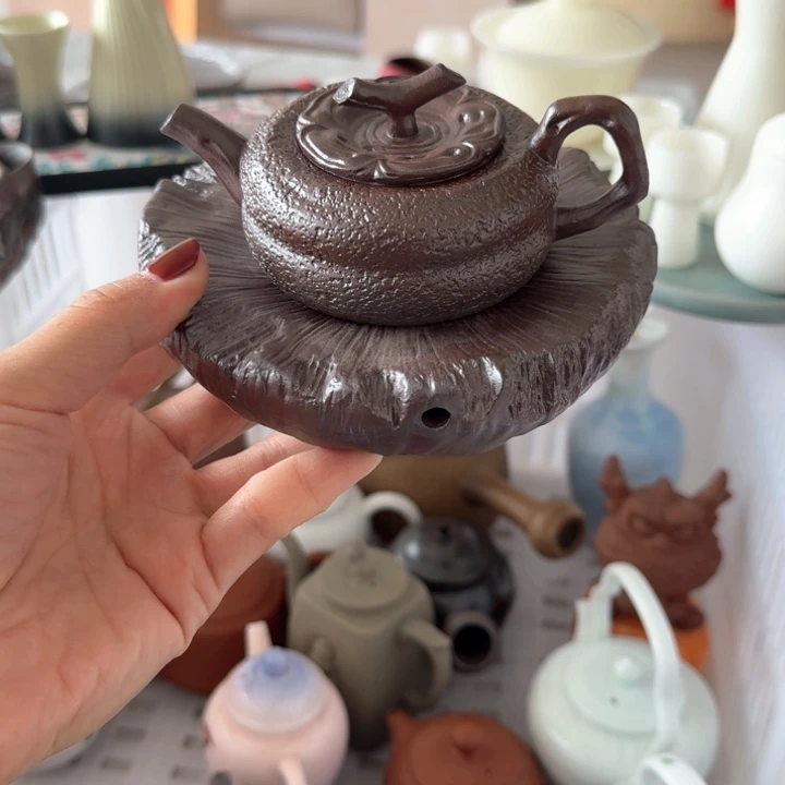 微瑕陶瓷茶具茶杯茶壶