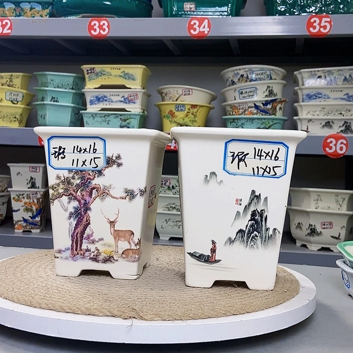 紫砂花瓶紫砂花盆