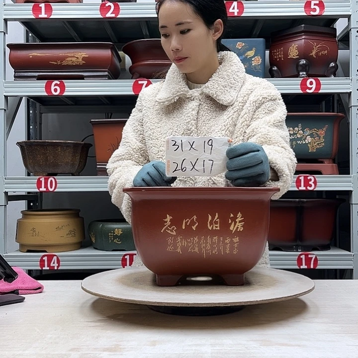 紫砂花盆紫砂花盆