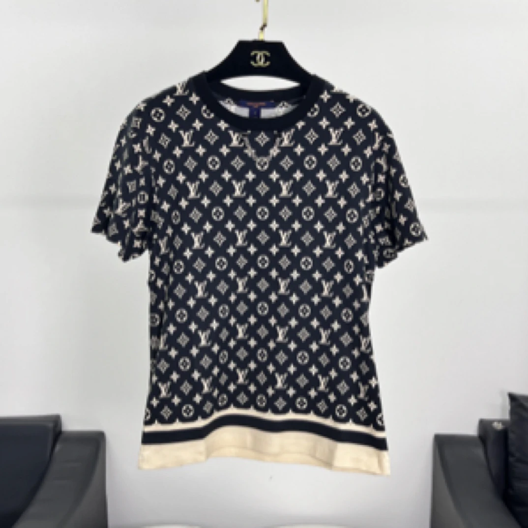 99新 LouisVuitton/路易威登 CZF0771/满印圆领短袖/尺码S