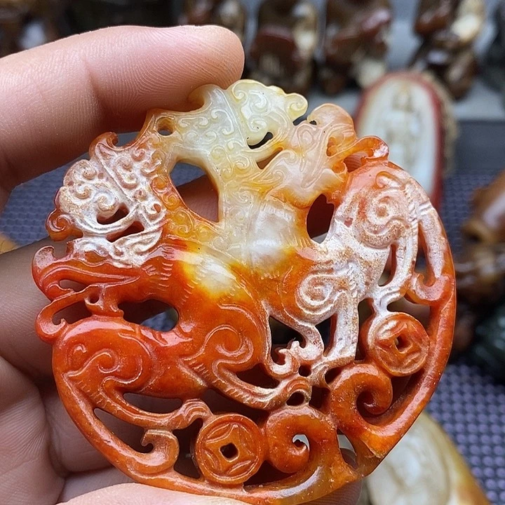 未镶嵌蛇纹石玉颈饰