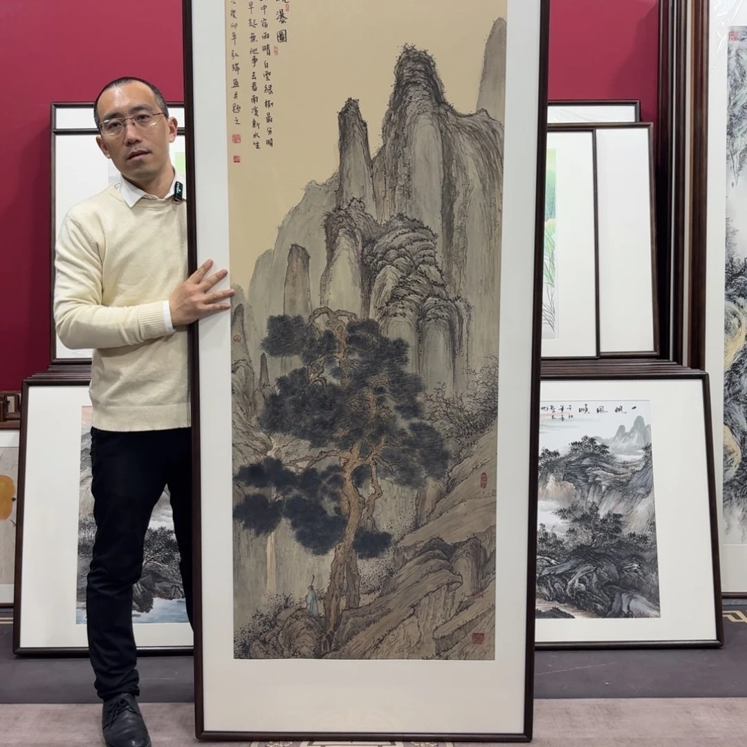 国画手绘作品210/80