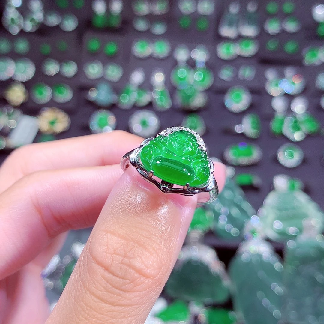 翡翠未镶嵌颈饰天然