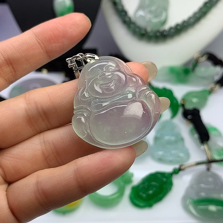 翡翠未镶嵌颈饰源头