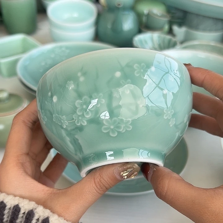 小米茶器龙泉青瓷