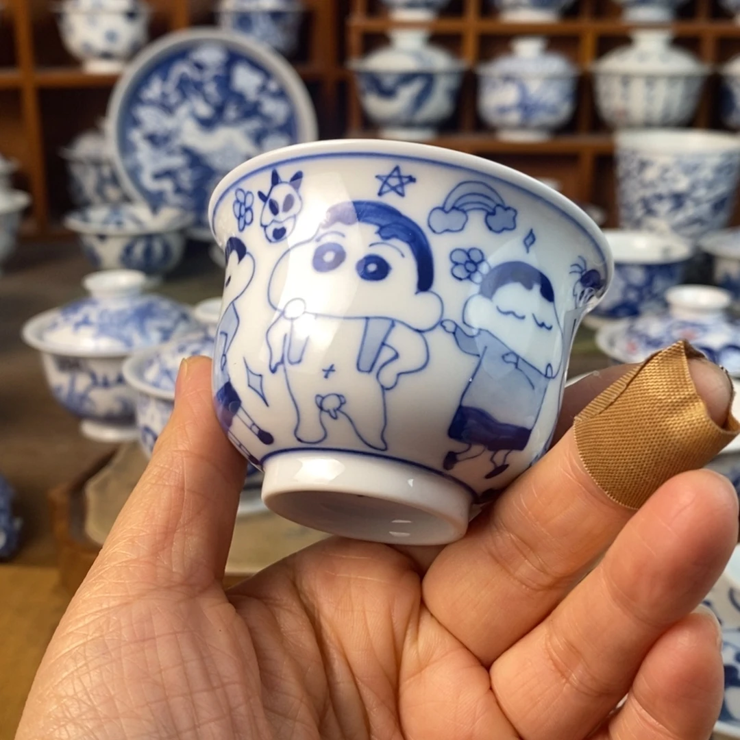 瓷片景德镇陶瓷手绘茶器367