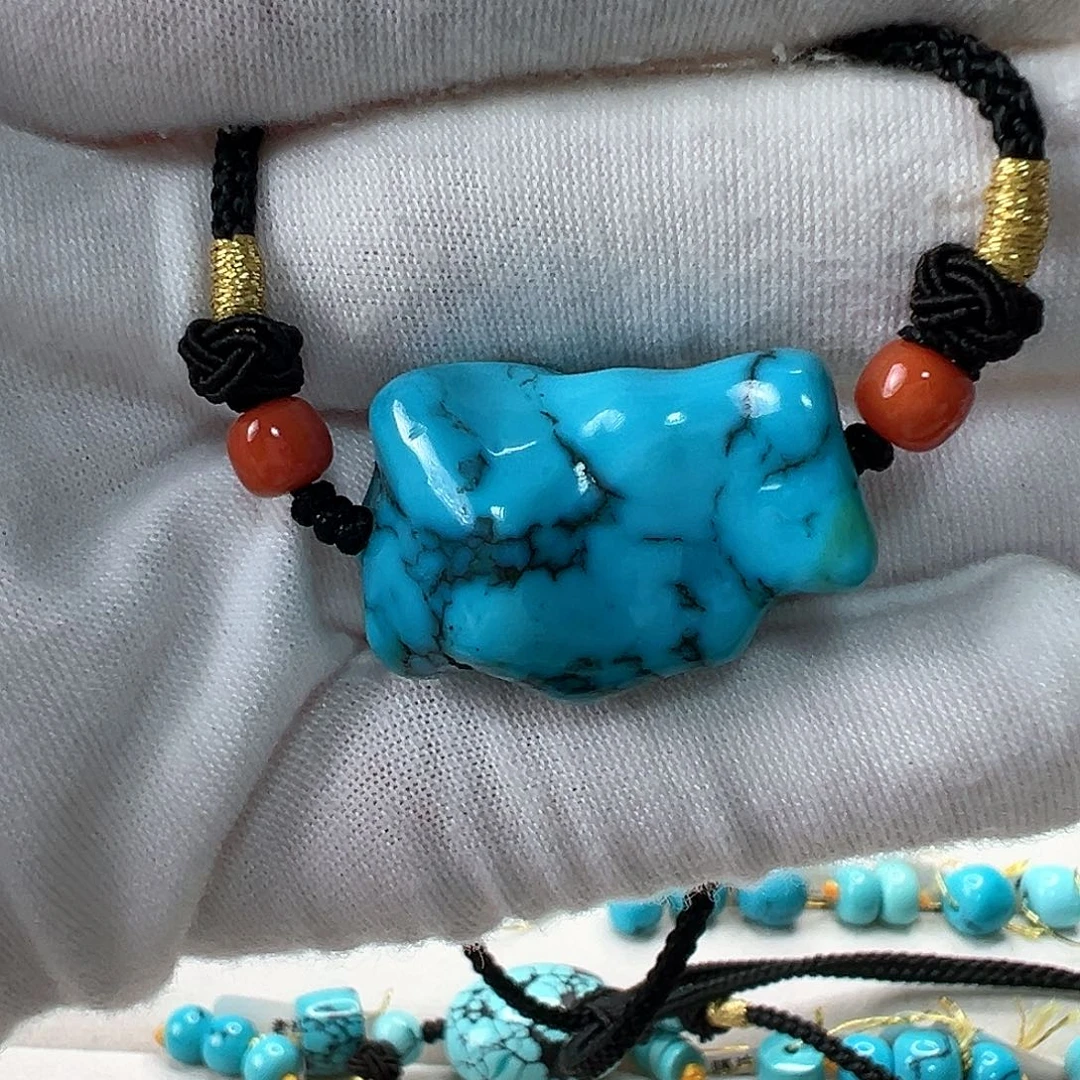 未镶嵌绿松石随形 19.3mm