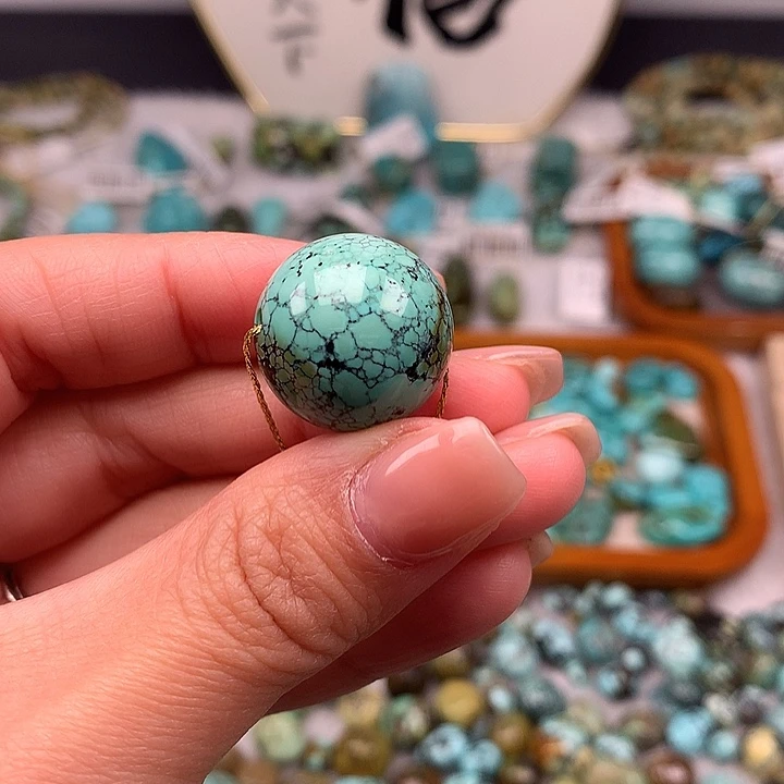 绿松石未镶嵌扣子扣子