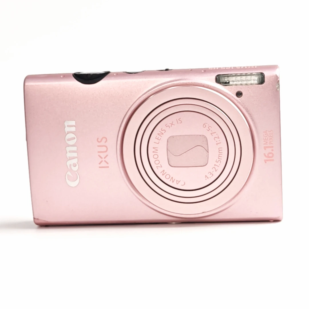 95新 Canon/佳能 ixus125奶油粉高清冷白皮带实况1600w像素清冷感