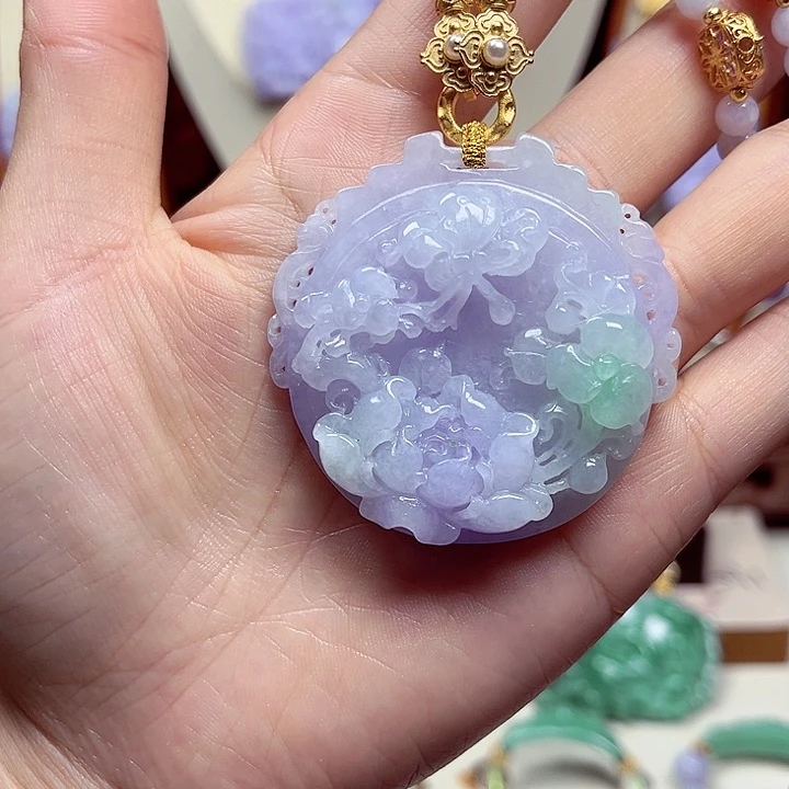 翡翠未镶嵌颈饰天然翡翠