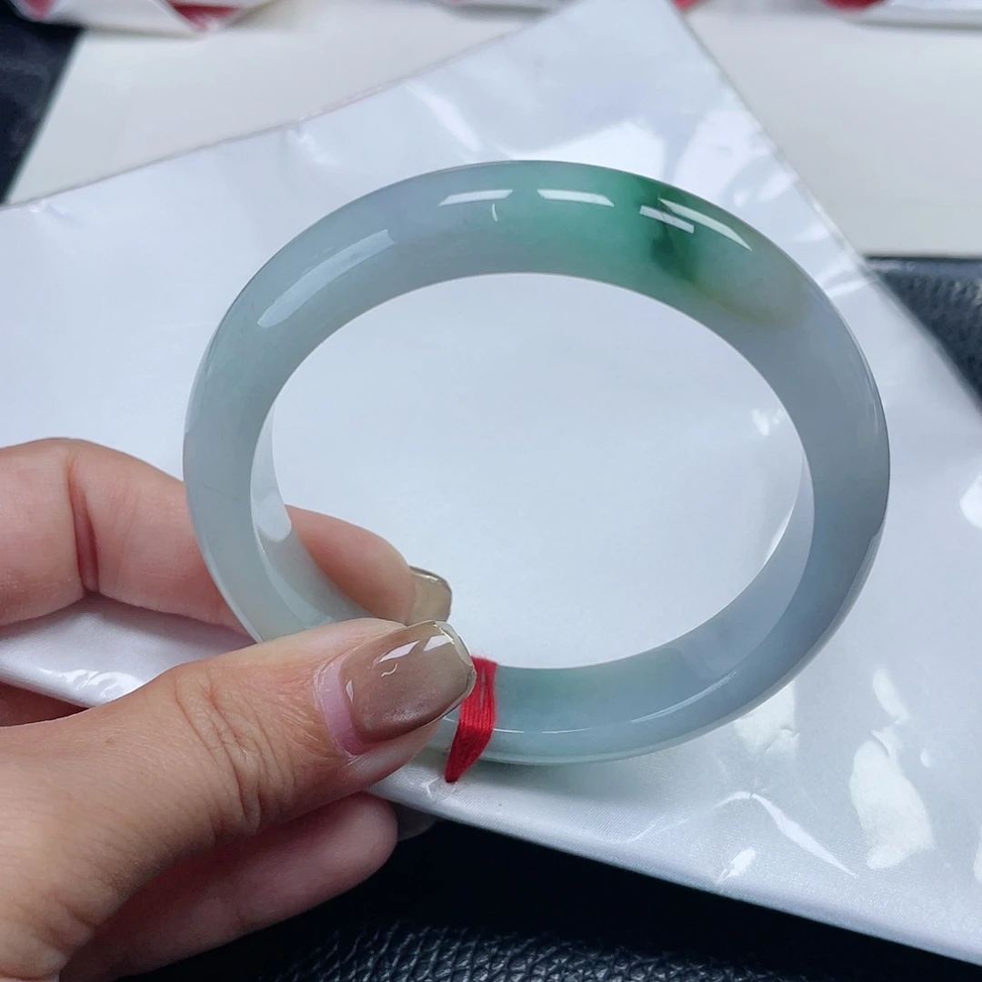 翡翠手镯未镶嵌缅甸翡翠58圈060