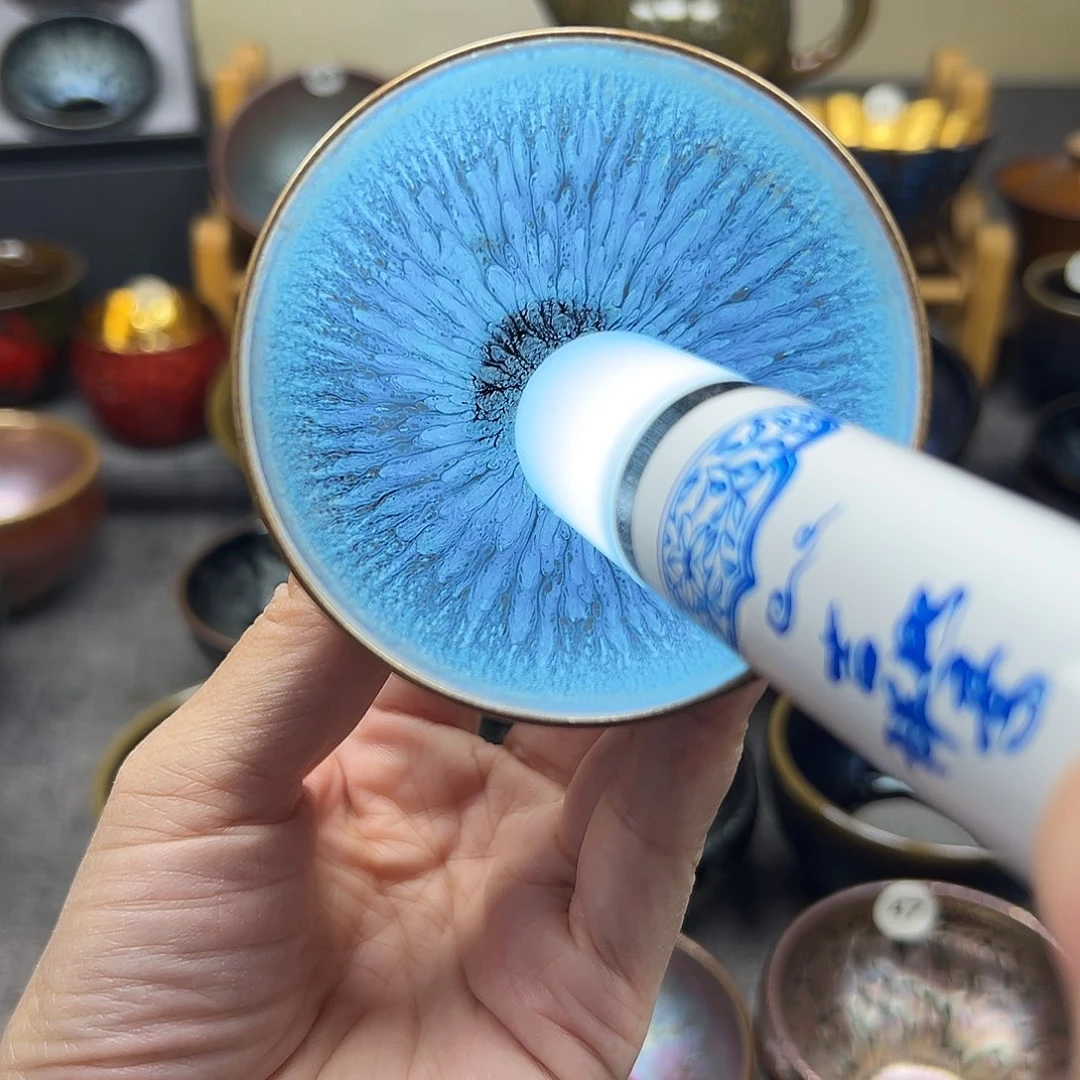茶盏百花束口手工