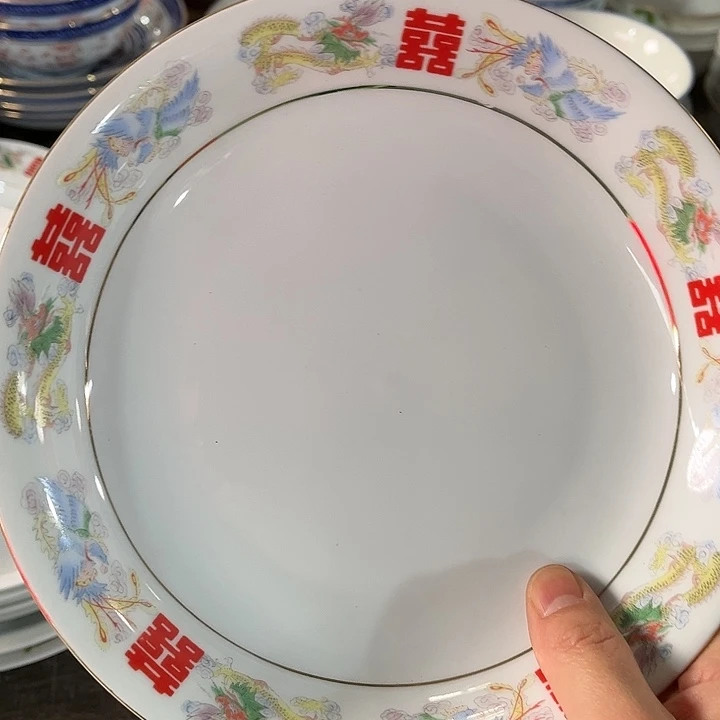 瓷片 直径20厘米，发2个